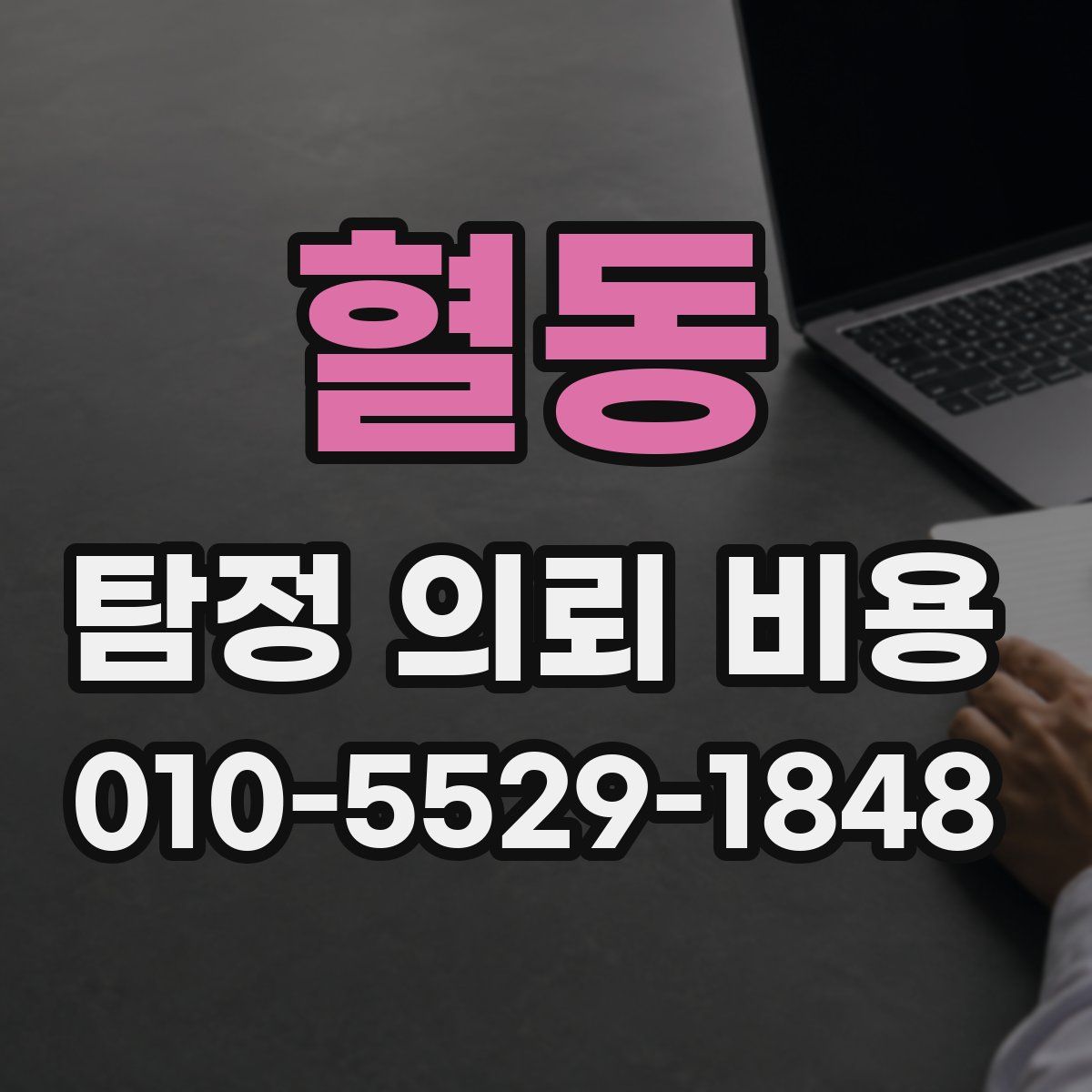 혈동 탐정 의뢰 비용