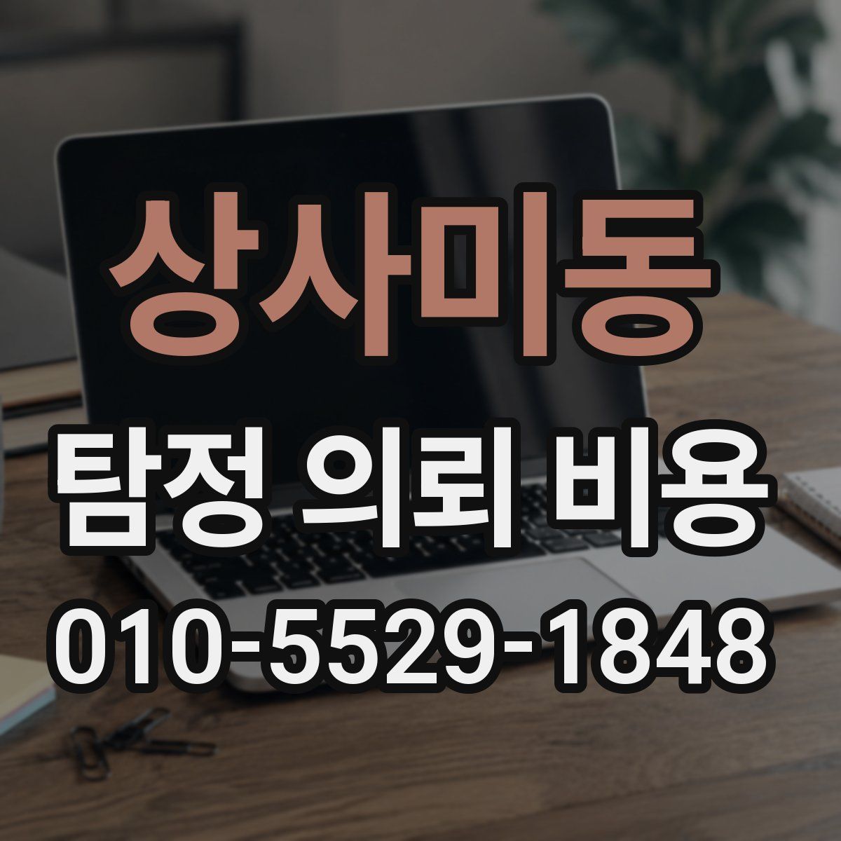 상사미동 탐정 의뢰 비용