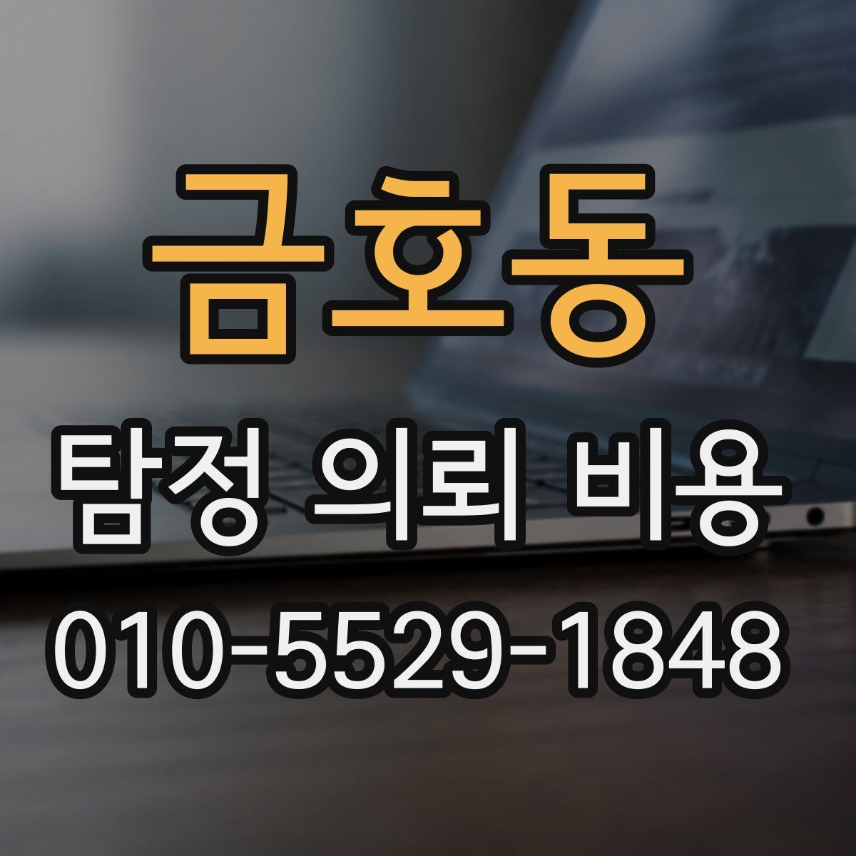 금호동 탐정 의뢰 비용