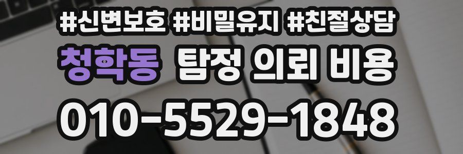 청학동 탐정 의뢰 비용