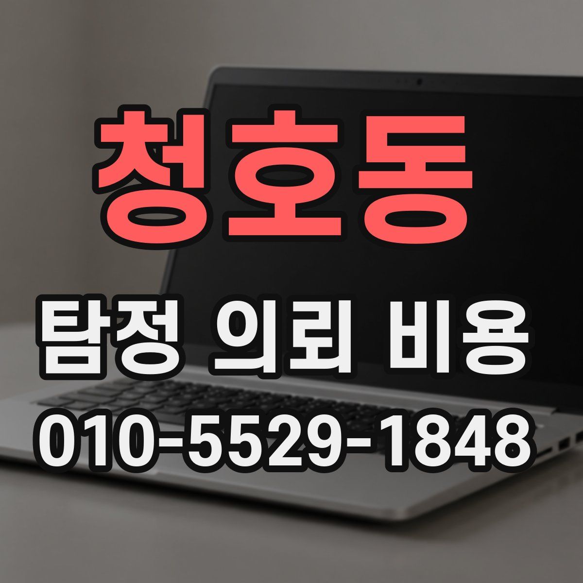 청호동 탐정 의뢰 비용