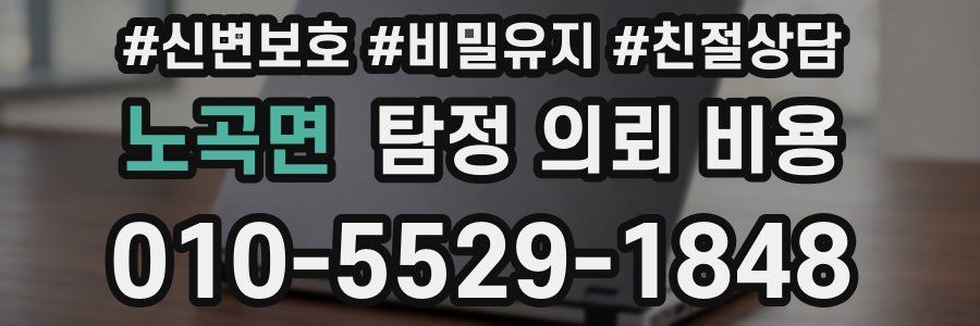 노곡면 탐정 의뢰 비용