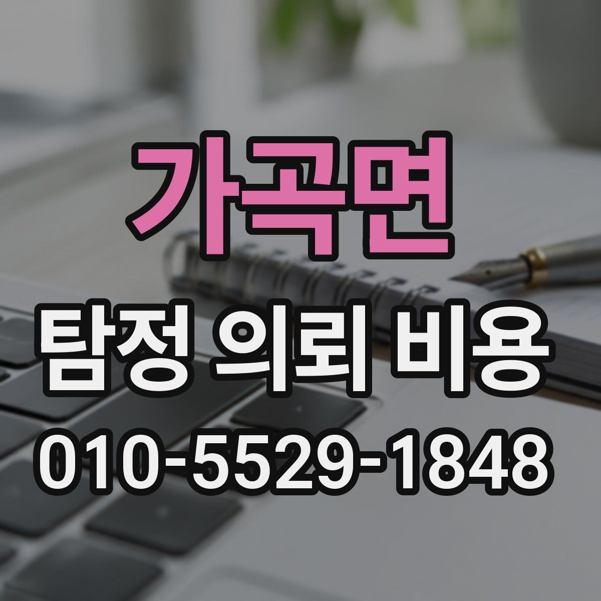 가곡면 탐정 의뢰 비용