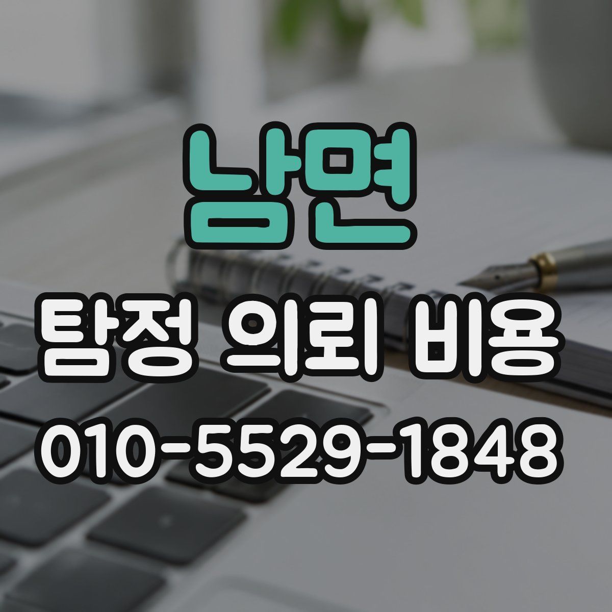 남면 탐정 의뢰 비용
