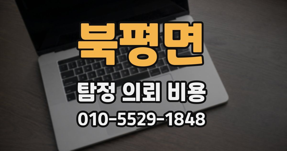 북평면 탐정 의뢰 비용