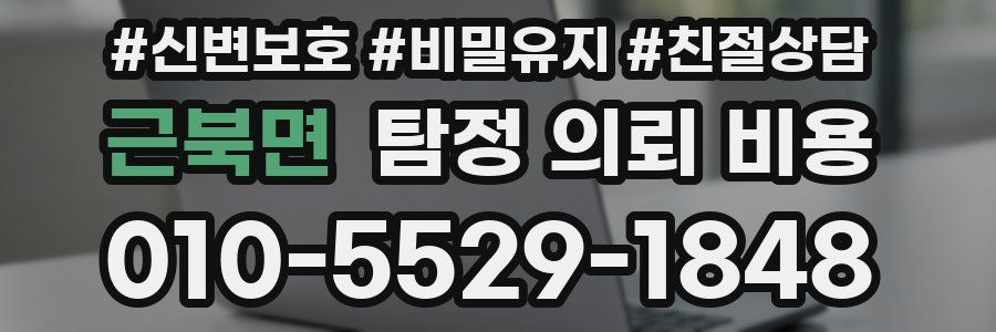 근북면 탐정 의뢰 비용