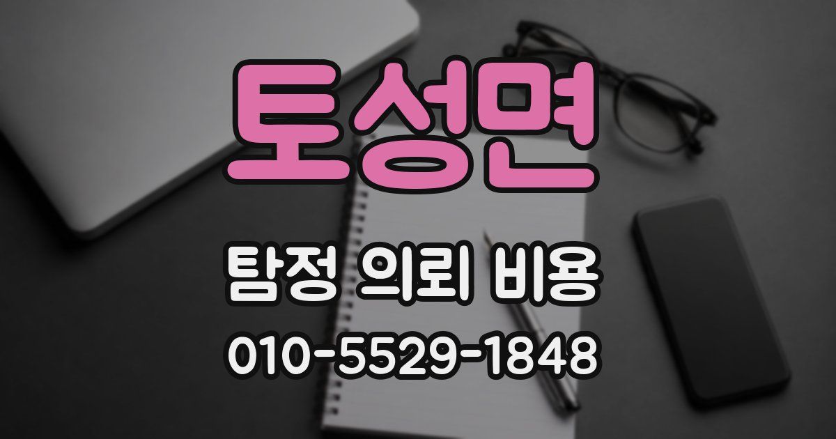 토성면 탐정 의뢰 비용