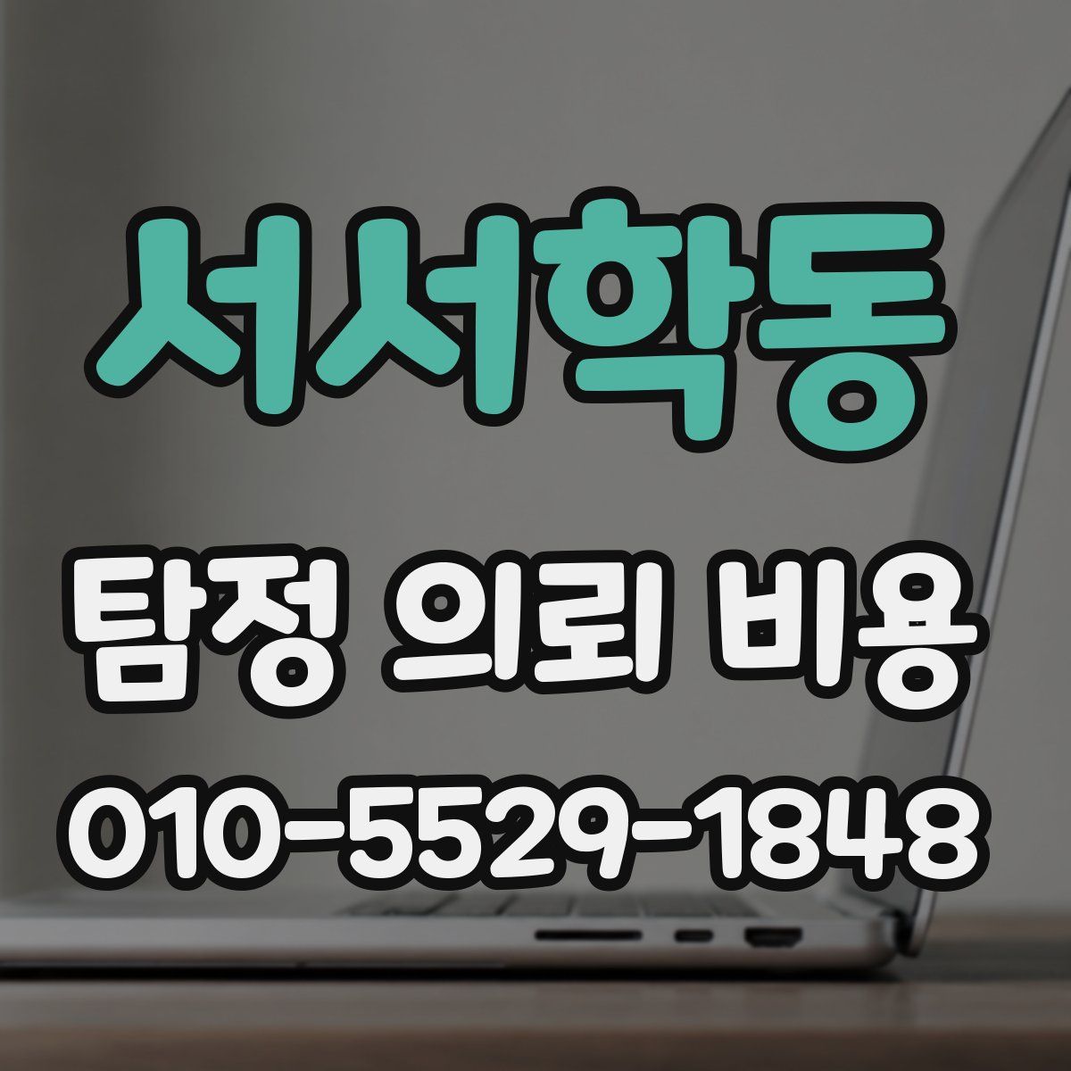 서서학동 탐정 의뢰 비용