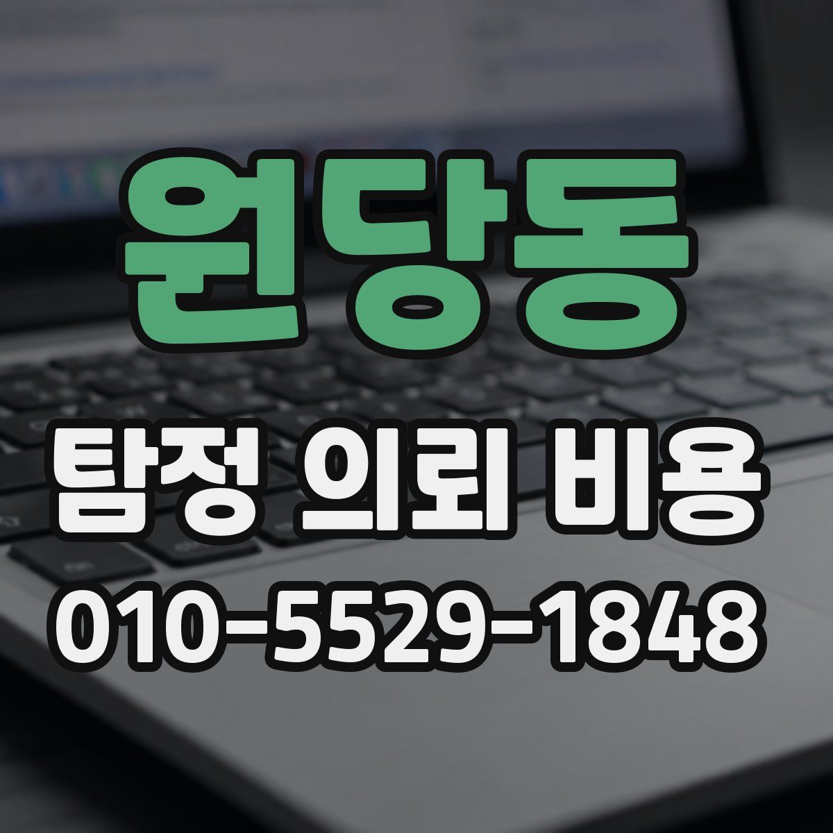 원당동 탐정 의뢰 비용