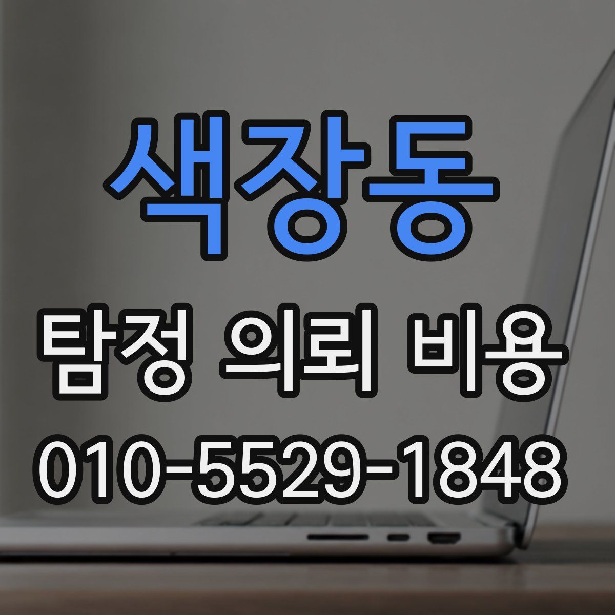 색장동 탐정 의뢰 비용