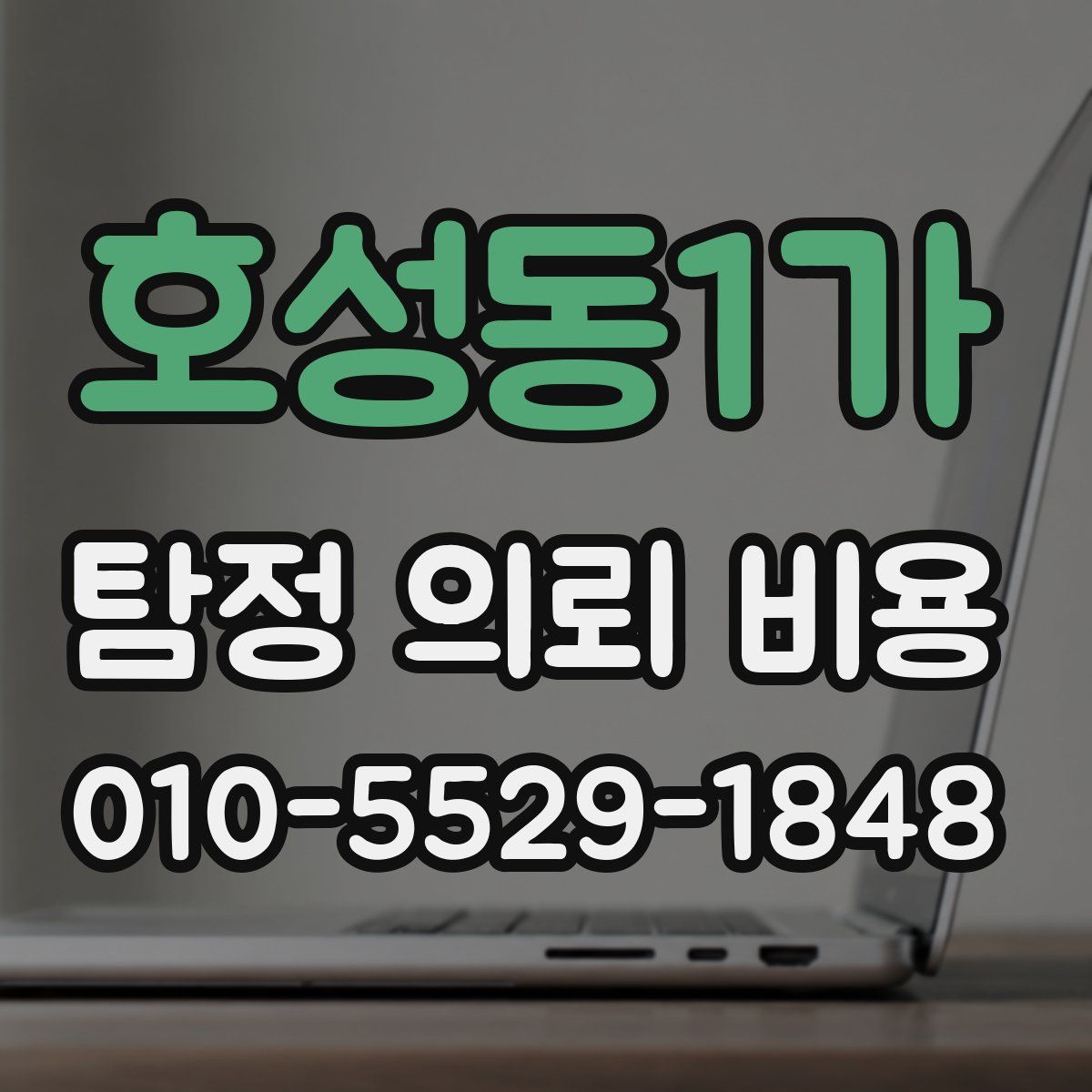 호성동1가 탐정 의뢰 비용