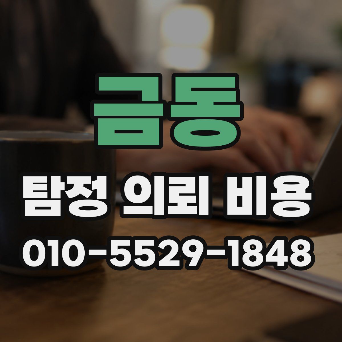 금동 탐정 의뢰 비용