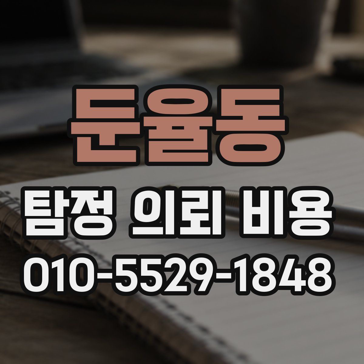 둔율동 탐정 의뢰 비용