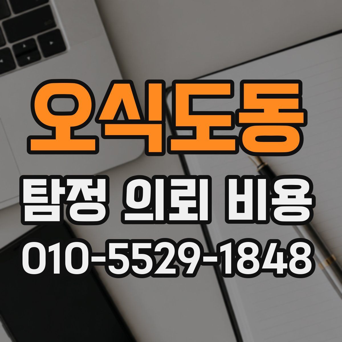 오식도동 탐정 의뢰 비용