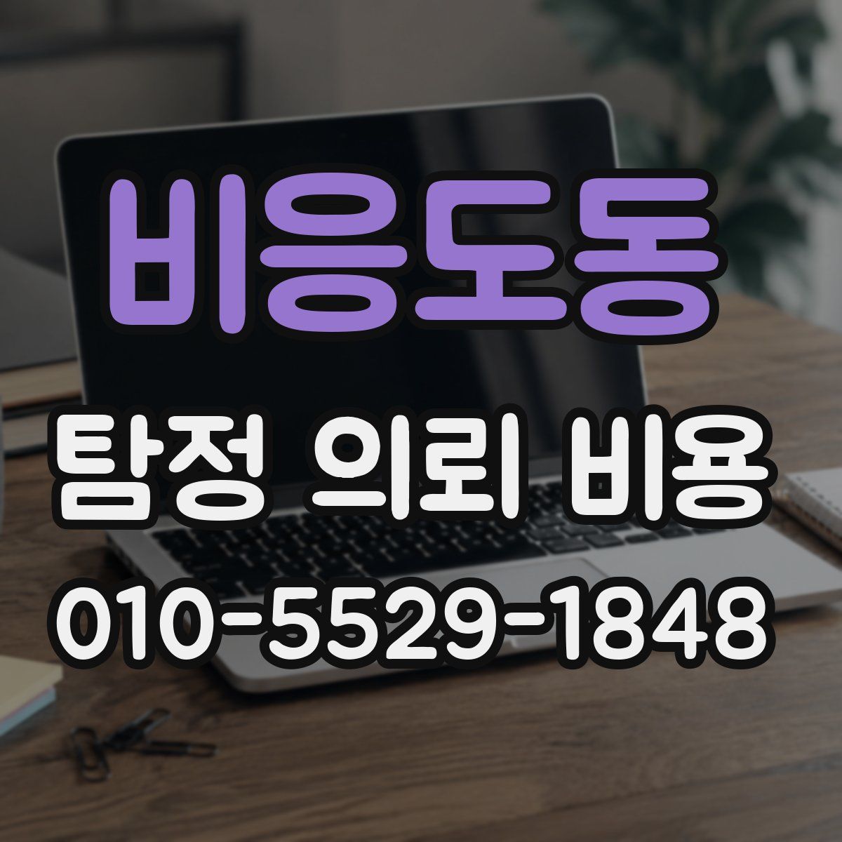 비응도동 탐정 의뢰 비용