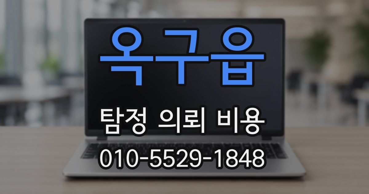 옥구읍 탐정 의뢰 비용