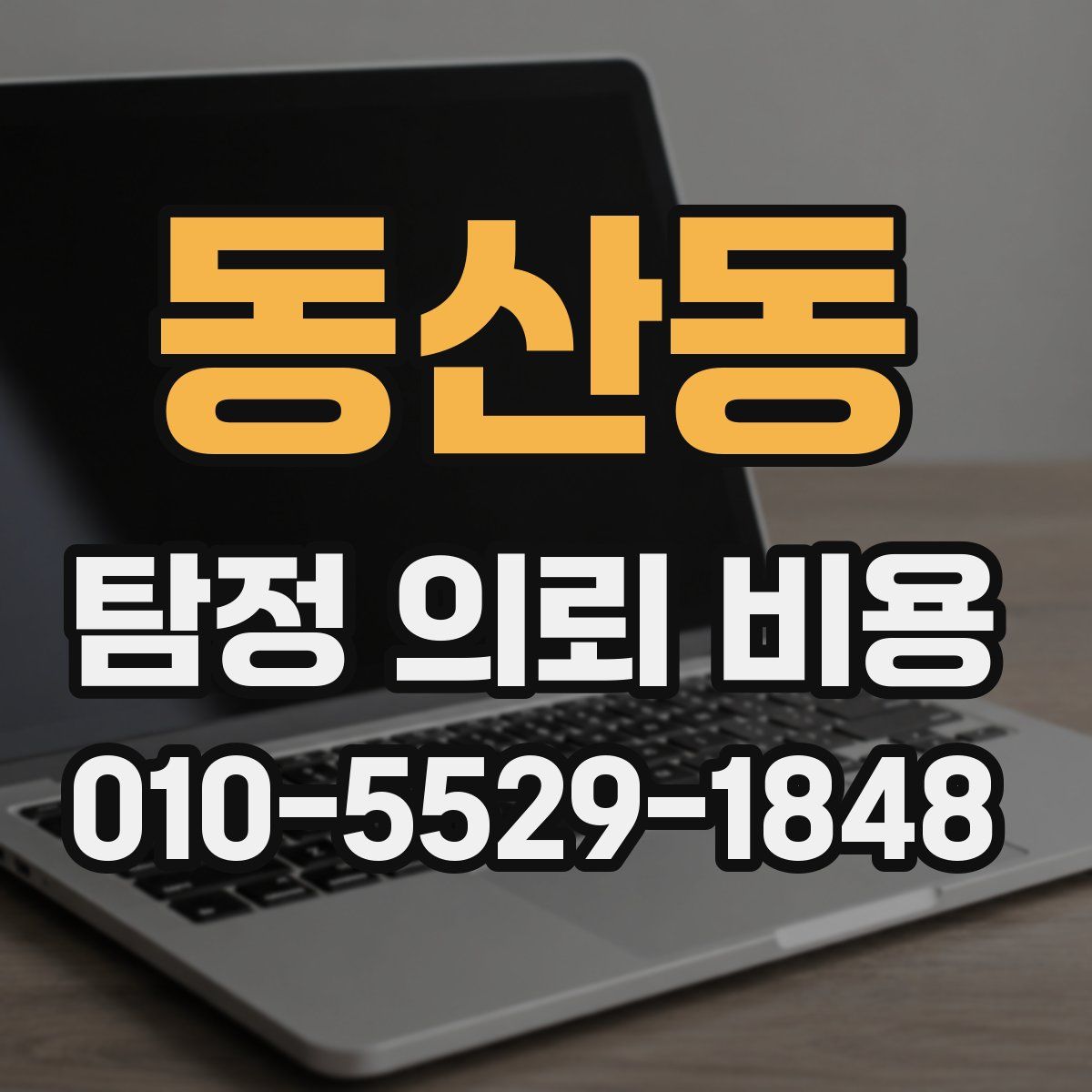 동산동 탐정 의뢰 비용