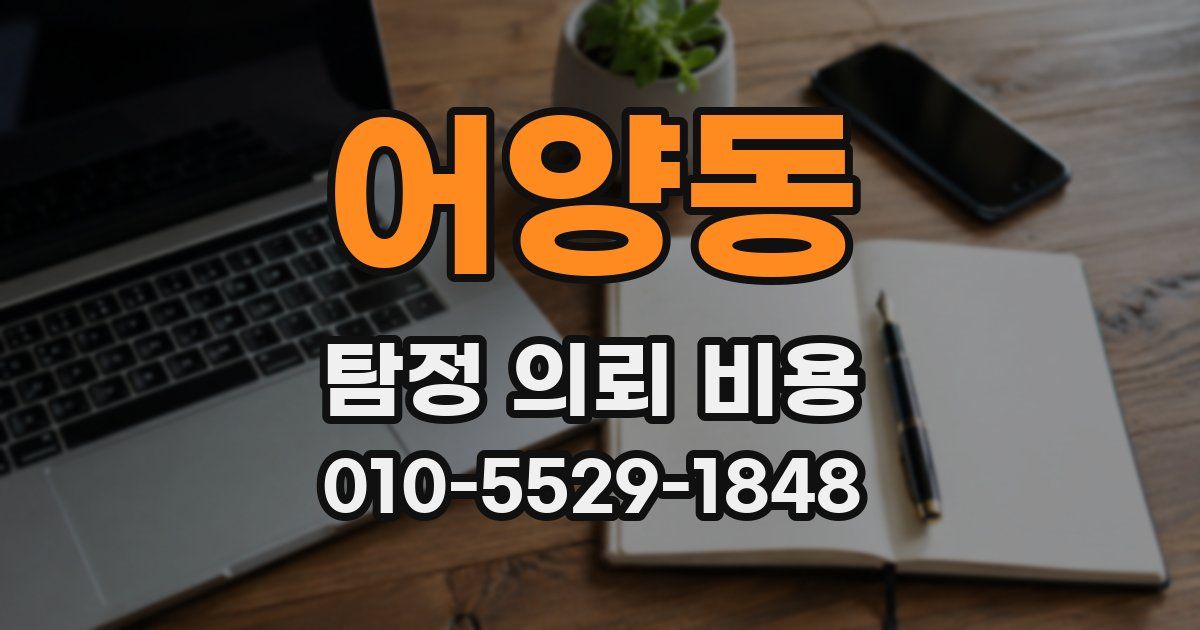 어양동 탐정 의뢰 비용
