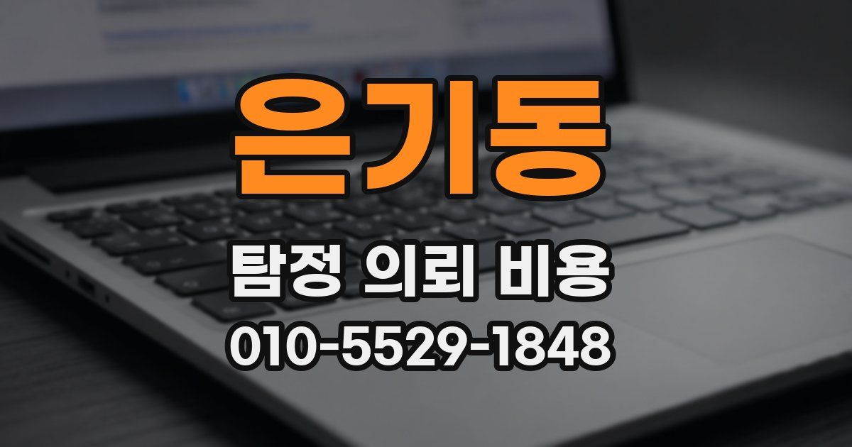 은기동 탐정 의뢰 비용