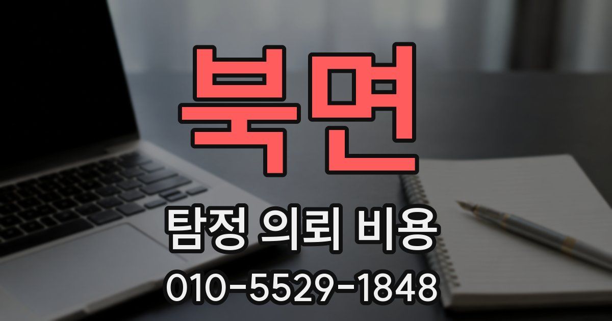 북면 탐정 의뢰 비용