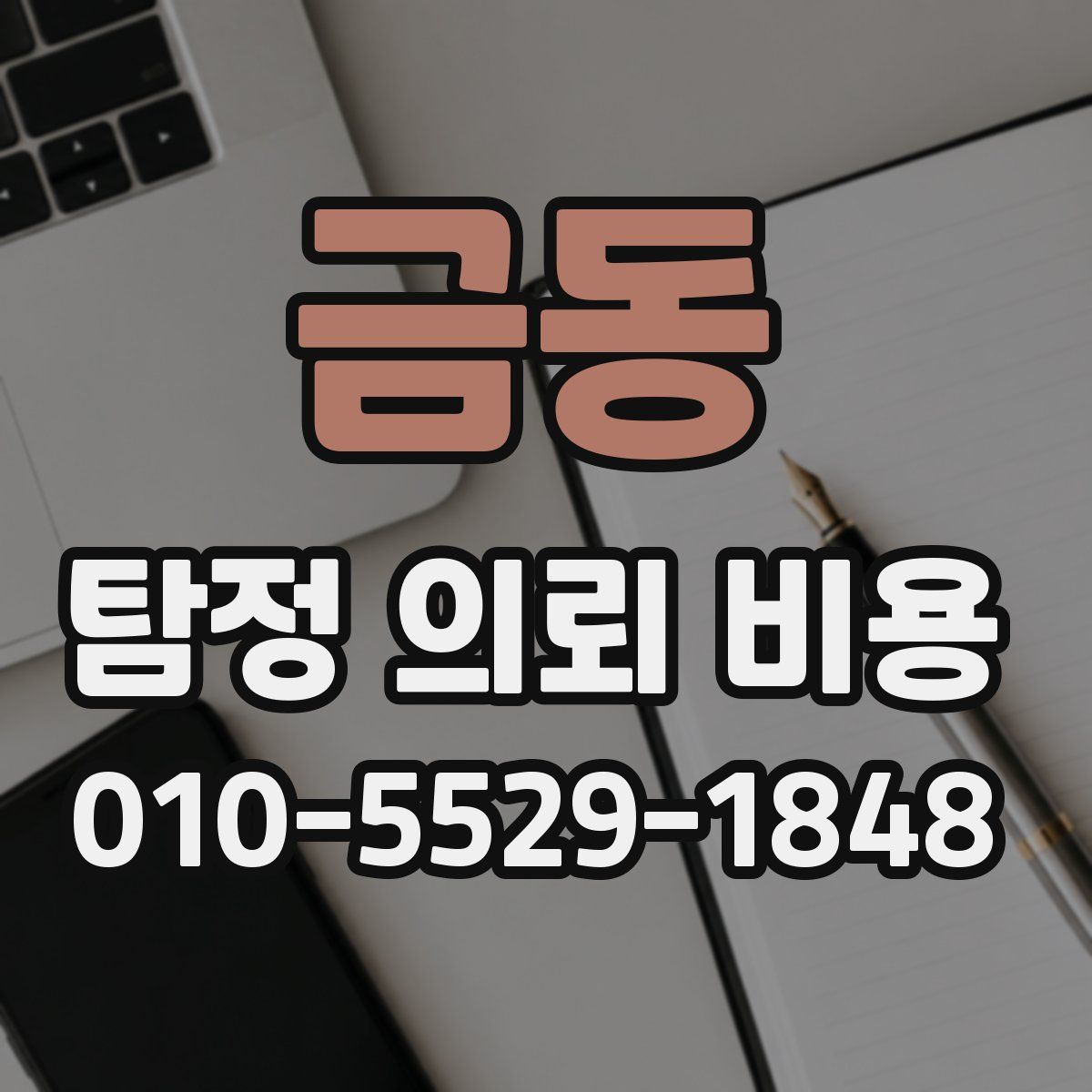 금동 탐정 의뢰 비용