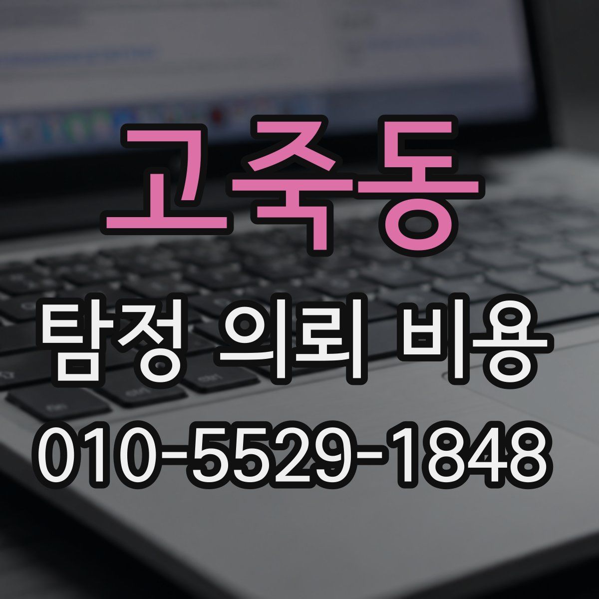 고죽동 탐정 의뢰 비용