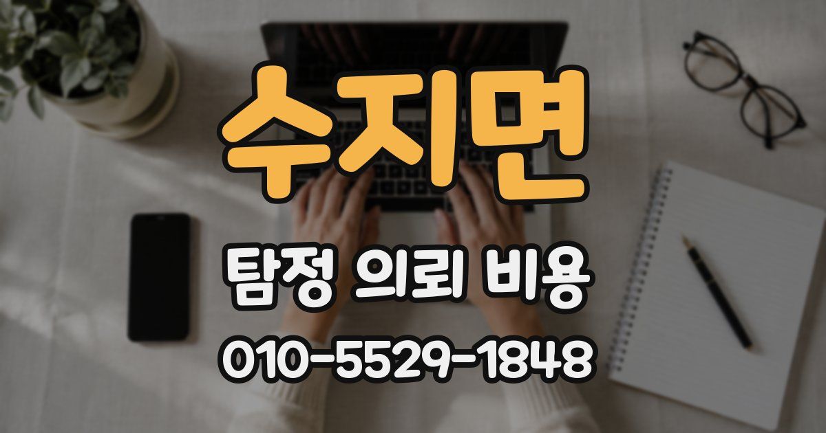 수지면 탐정 의뢰 비용