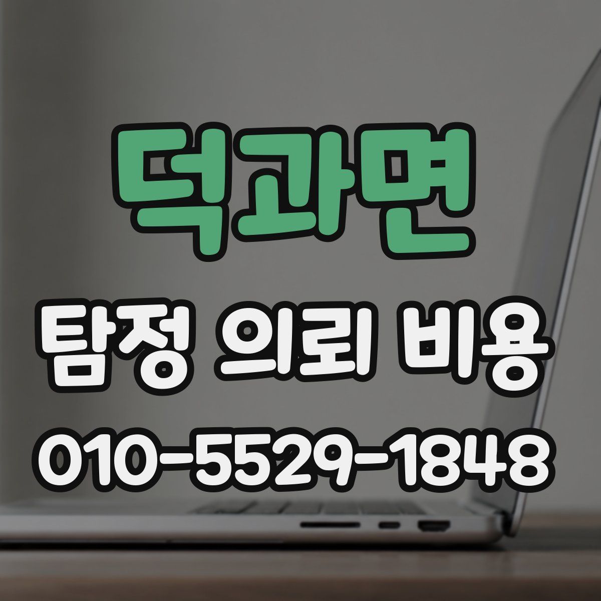 덕과면 탐정 의뢰 비용