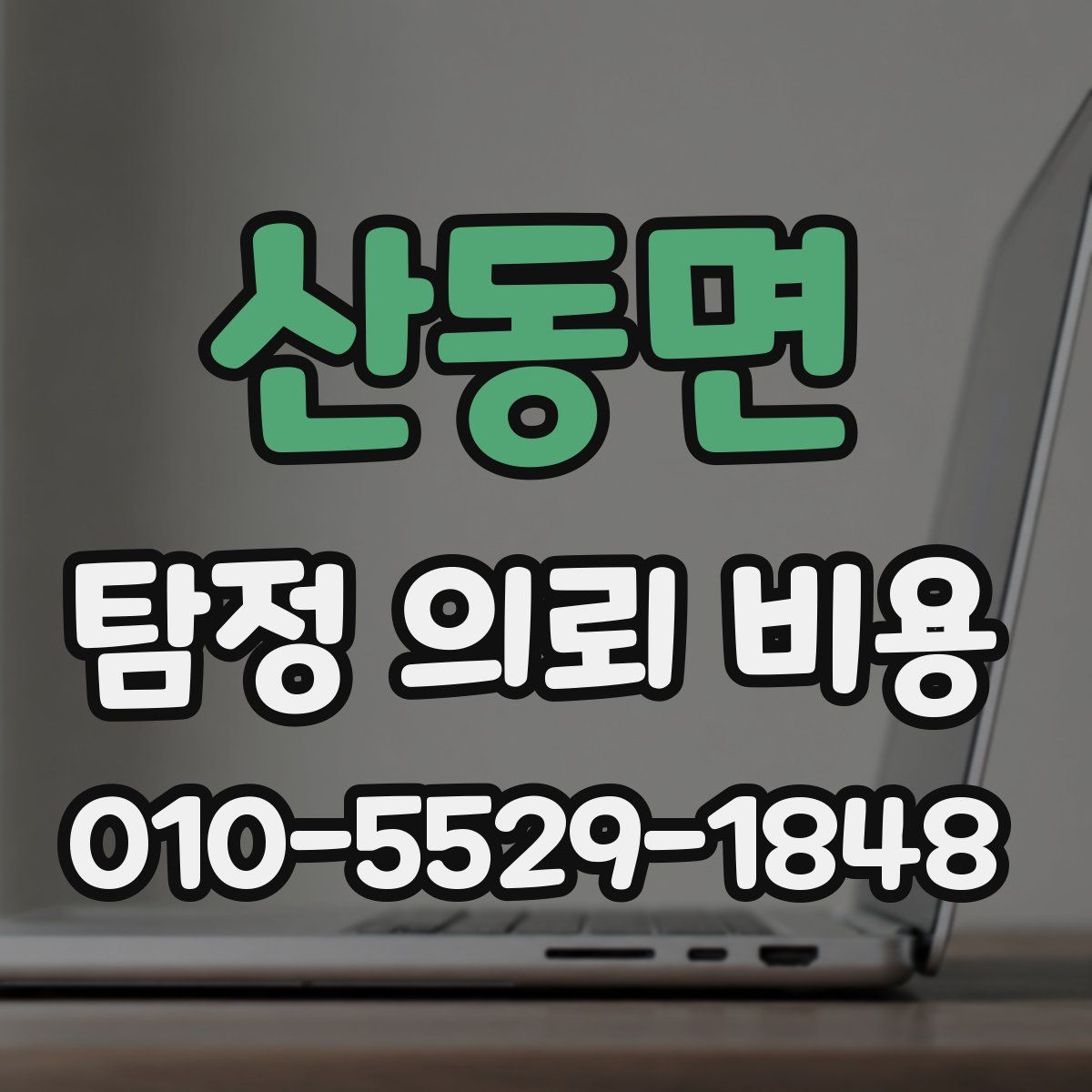 산동면 탐정 의뢰 비용