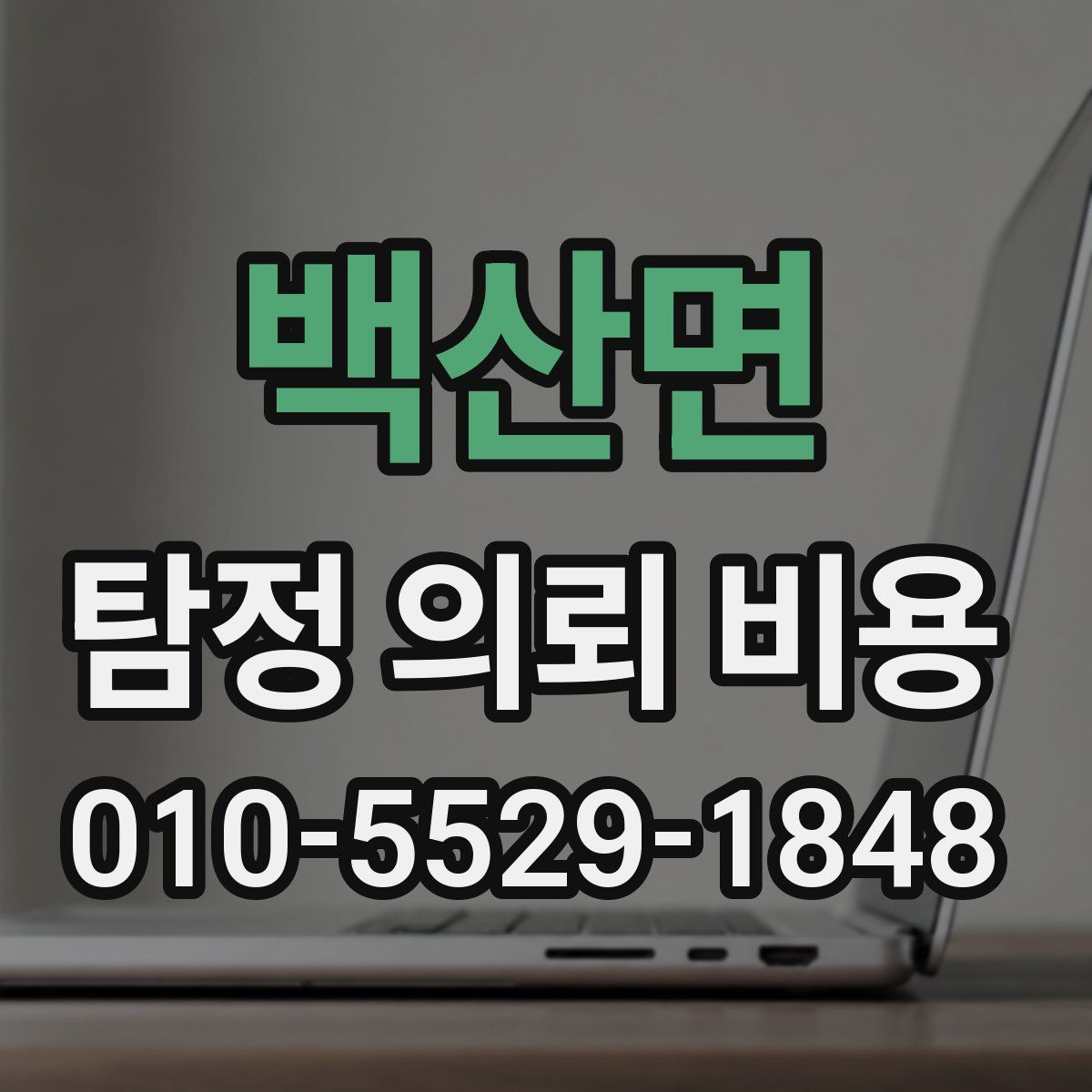 백산면 탐정 의뢰 비용