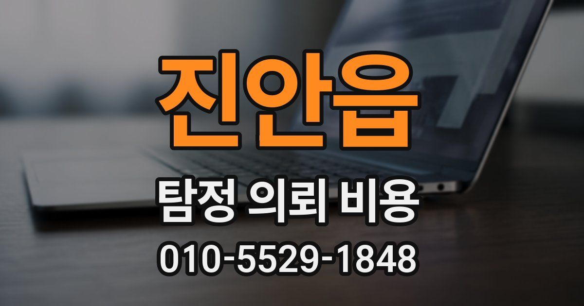 진안읍 탐정 의뢰 비용