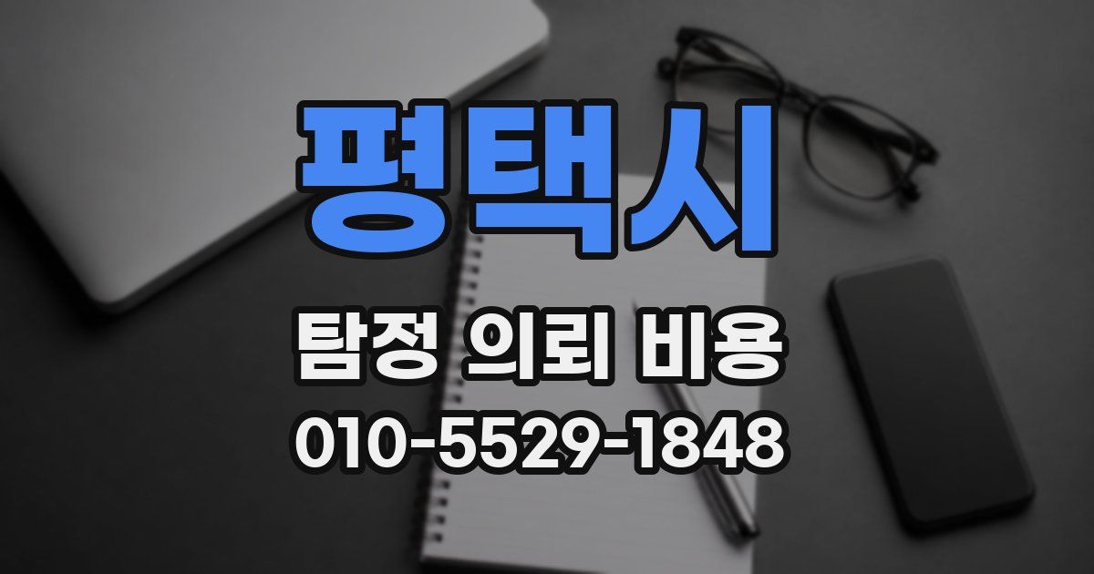 평택시 탐정 의뢰 비용