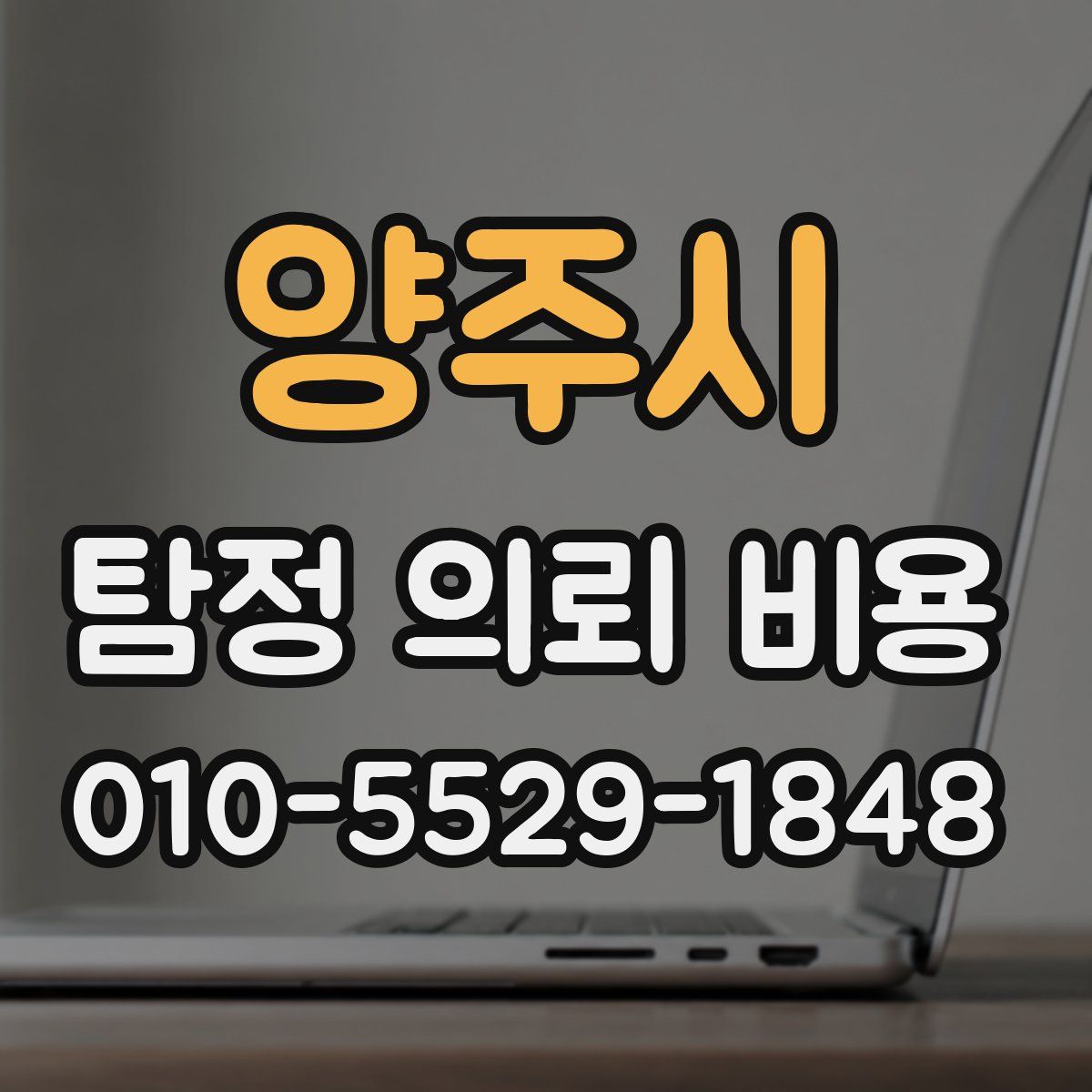 양주시 탐정 의뢰 비용