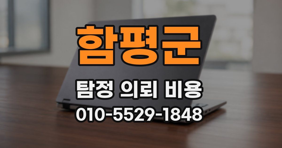 함평군 탐정 의뢰 비용