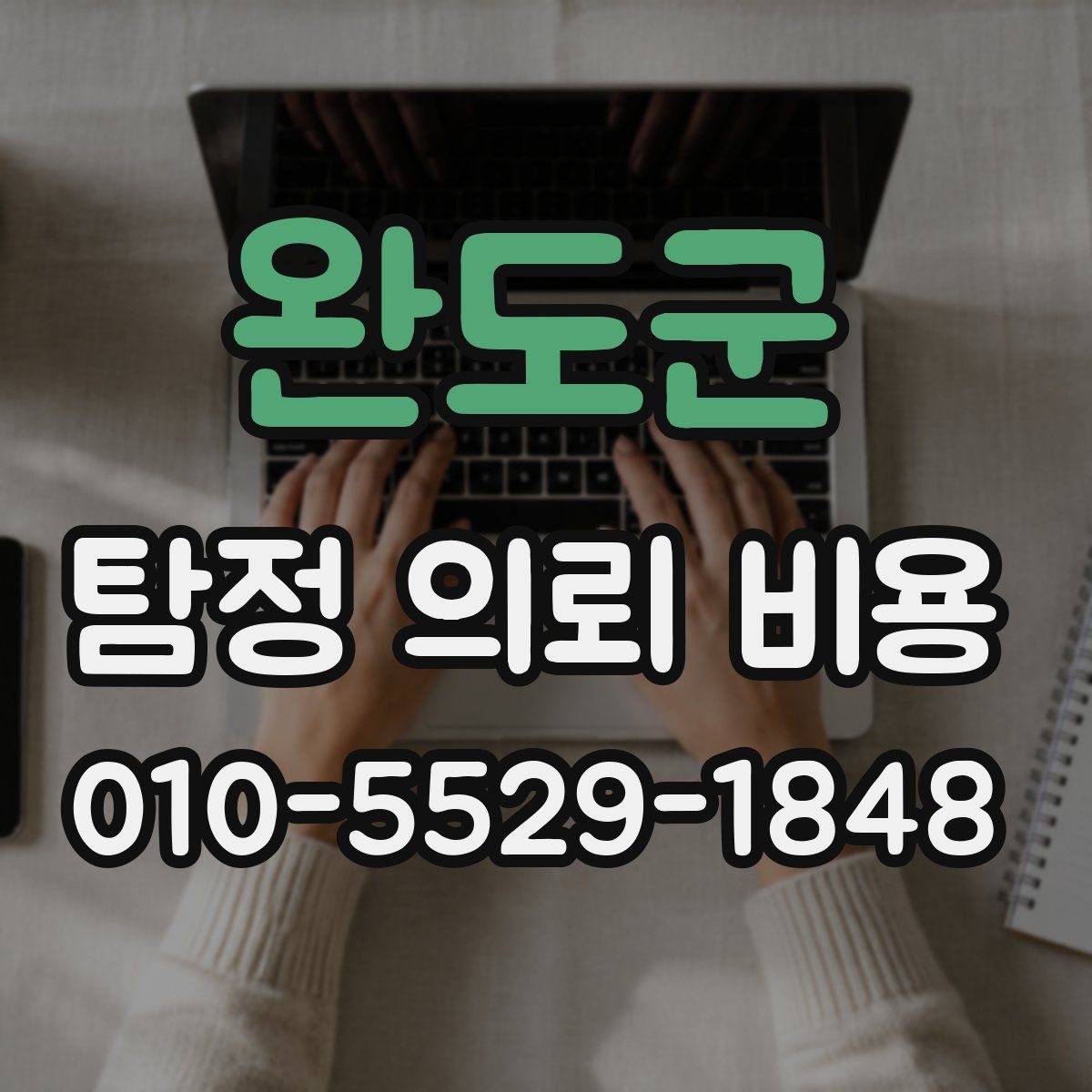 완도군 탐정 의뢰 비용