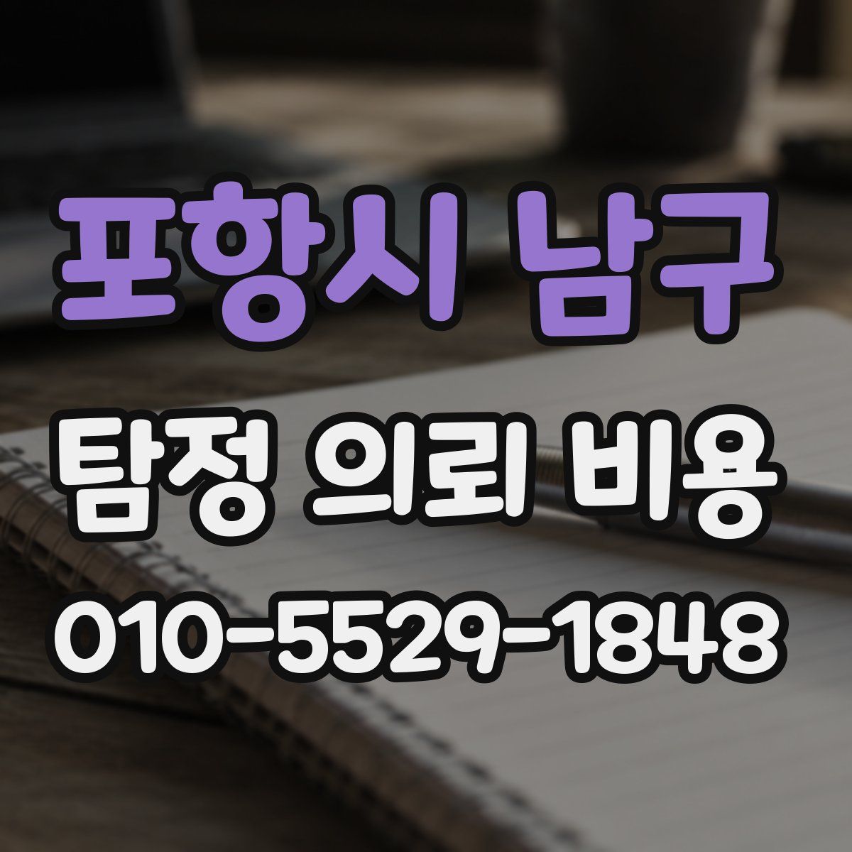 포항시 남구 탐정 의뢰 비용