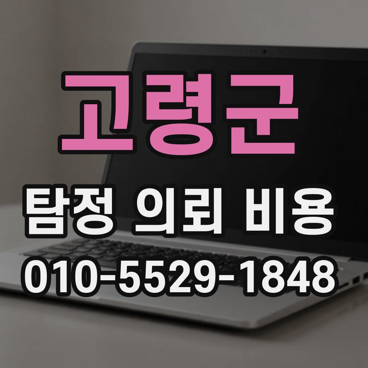 고령군 탐정 의뢰 비용