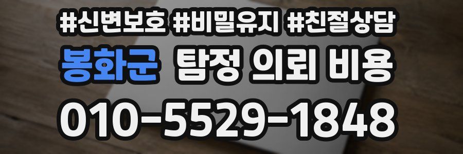 봉화군 탐정 의뢰 비용