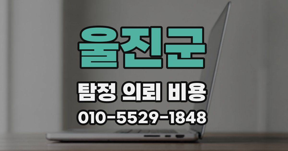 울진군 탐정 의뢰 비용