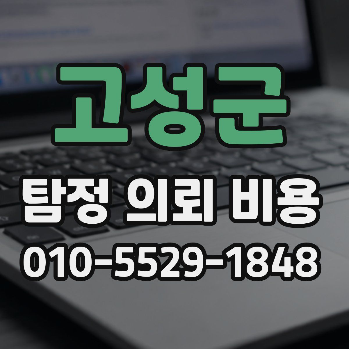 고성군 탐정 의뢰 비용