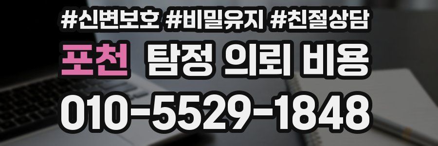 포천 탐정 의뢰 비용