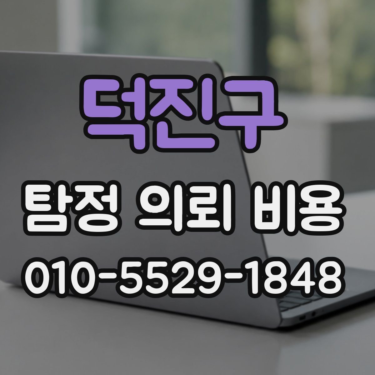 덕진구 탐정 의뢰 비용