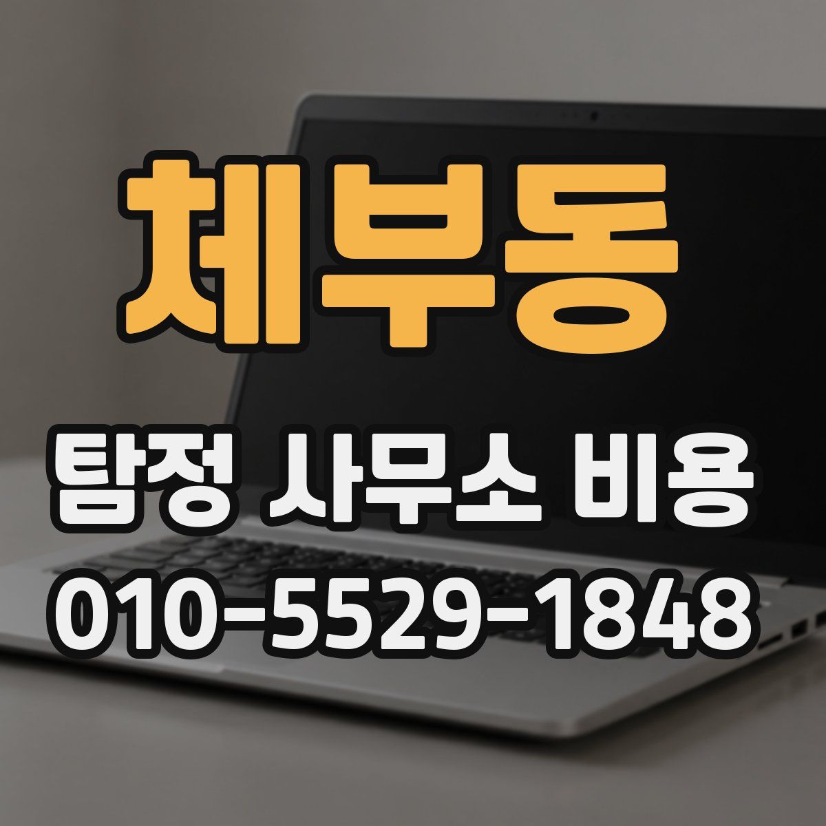 체부동 탐정 사무소 비용
