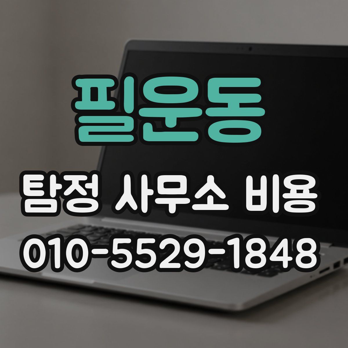 필운동 탐정 사무소 비용