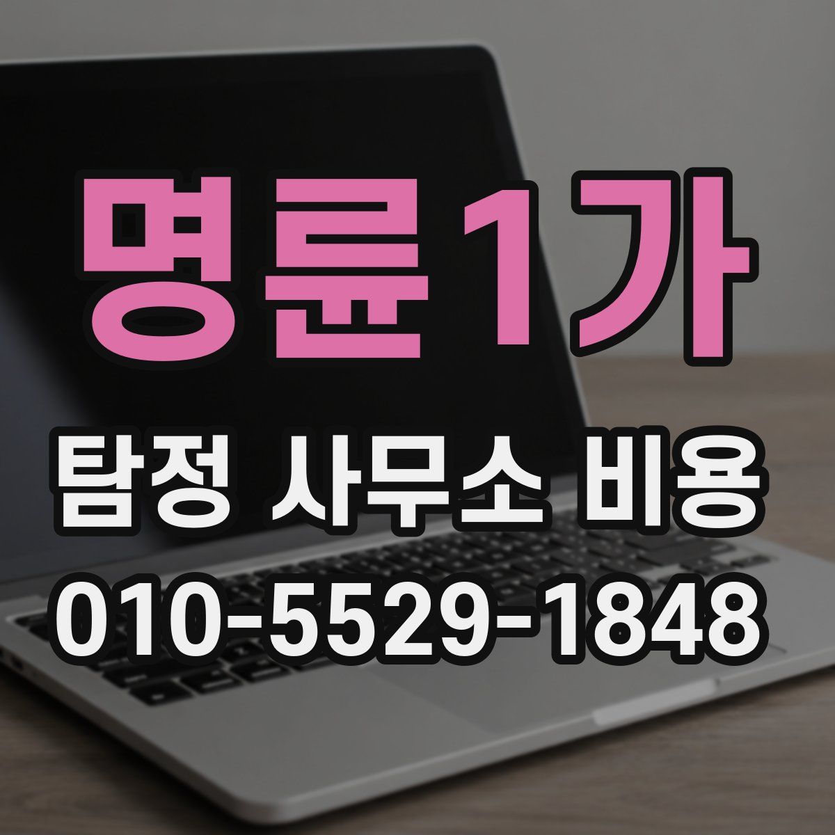명륜1가 탐정 사무소 비용