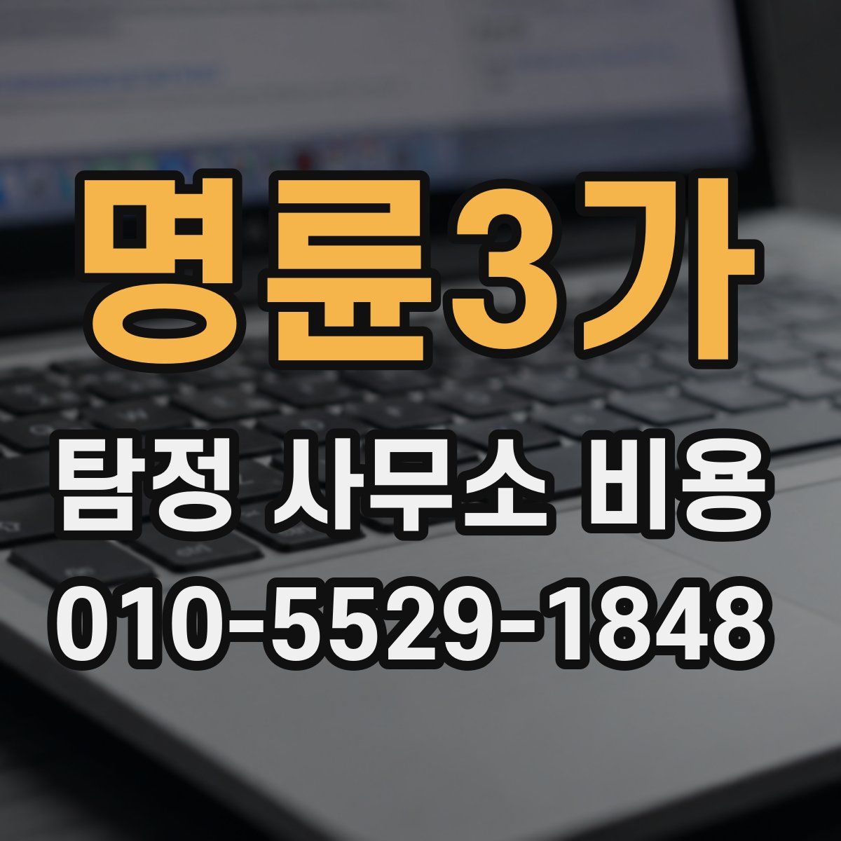 명륜3가 탐정 사무소 비용