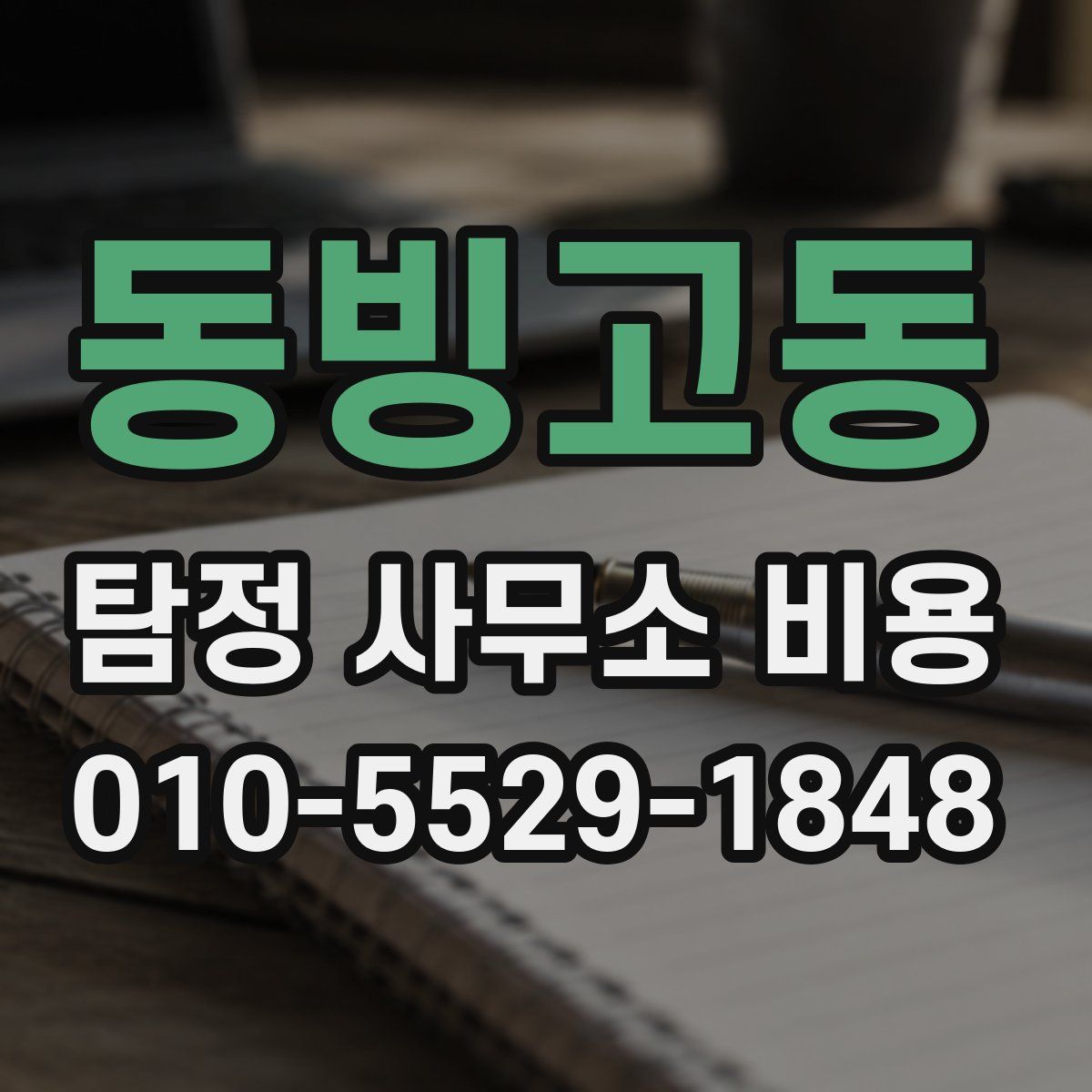 동빙고동 탐정 사무소 비용
