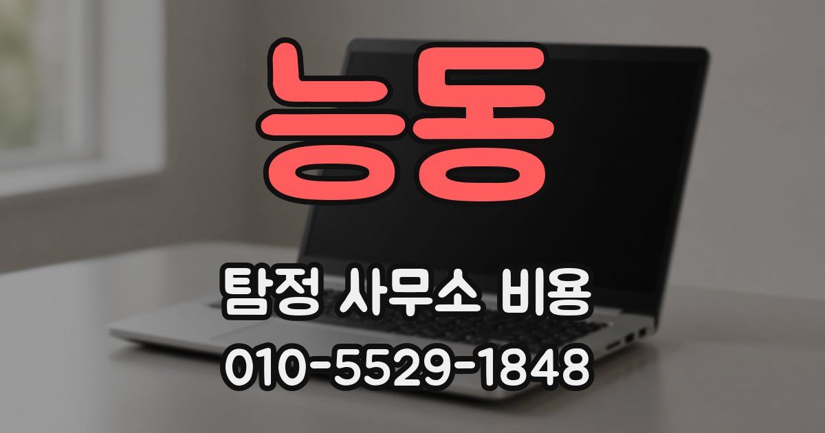 능동 탐정 사무소 비용