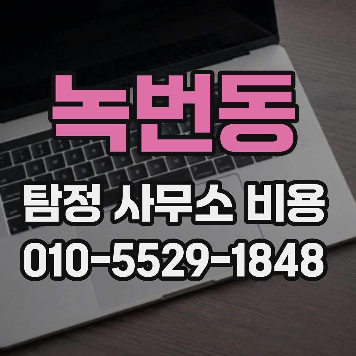 녹번동 탐정 사무소 비용