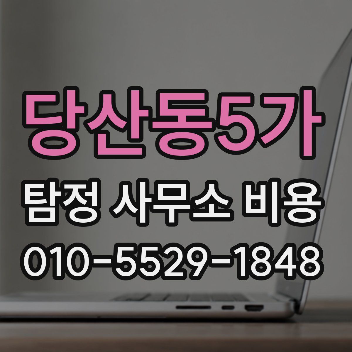 당산동5가 탐정 사무소 비용